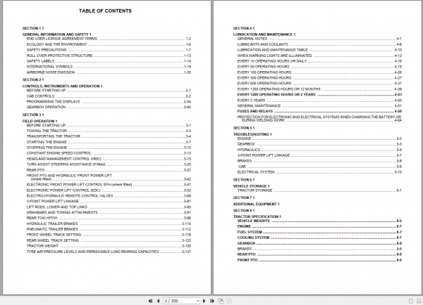 Case IH Tractor MAXXUM 110 140 Operator Manual 2