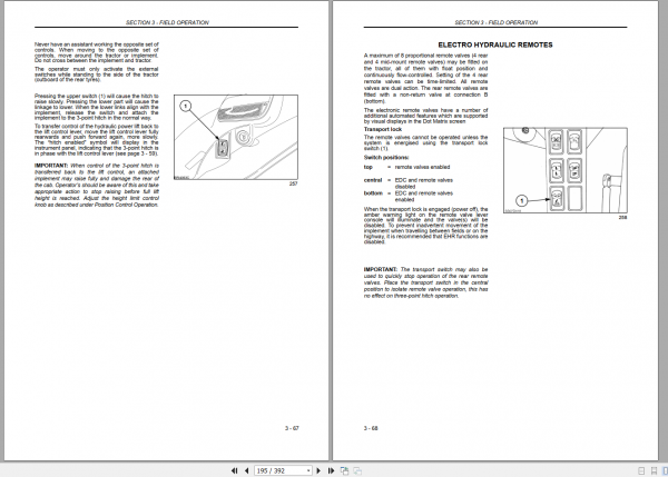 Case IH Tractor PUMA 165 210 Multi Controller Operator Manual 3