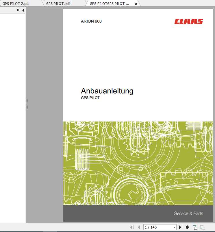 Claas Arion 600 Fitting Instruction FR DE EN RU 1