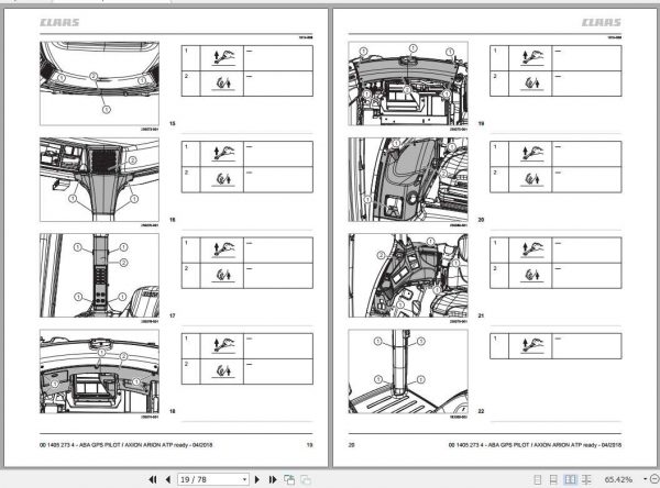 Claas Axion 900 800 600 500 400 Fitting Instruction FR DE EN RU 3