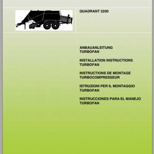 Claas Baler Quadrant 1200 4200 Fitting Instruction FR DE EN RU 2