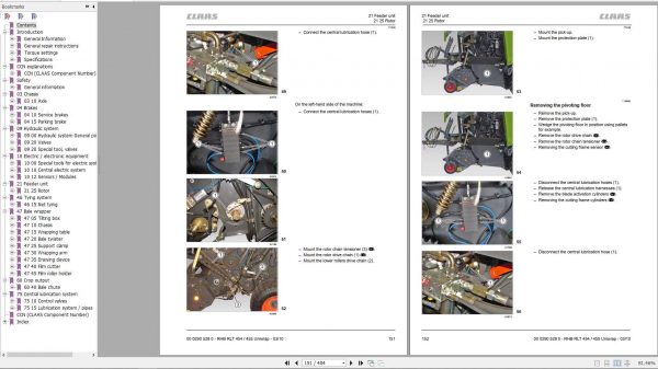 Claas Balers ROLLANT 454 455 ROLLANT 454 455 Uniwrap Repair Manual 3
