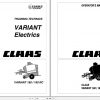 Claas Balers VARIANT 180 180RC Electrics System Operators Manual 1