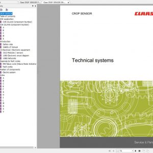 Claas CROP SENSOR Technical System 1