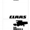 Claas Combine Harvester DOMINATOR 106 56 EN Repair Manual 1