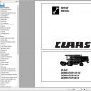 Claas Combine Harvester DOMINATOR 108 98 88 VX Repair Manual 1