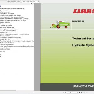 Claas Combine Harvester DOMINATOR 130 Technical System 1