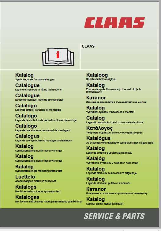 Claas Combines Claass Fitting Instruction FR DE EN RU 3