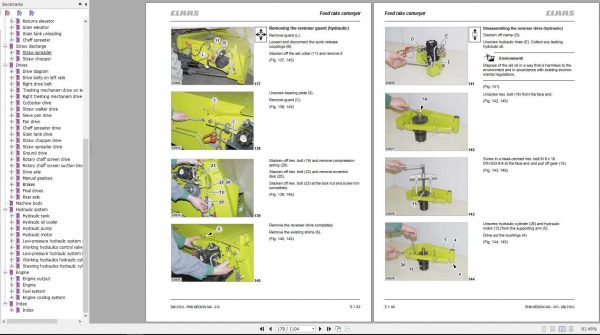 Claas Combines Harvester MEDION 340 330 320 310 EN Repair Manual 3