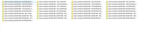 Claas Combines LEXION 480 410 Fitting Instruction FR DE EN RU 1