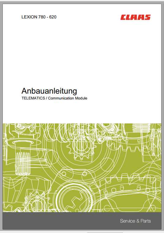 Claas Combines LEXION 780 620 Fitting Instruction FR DE EN RU 2