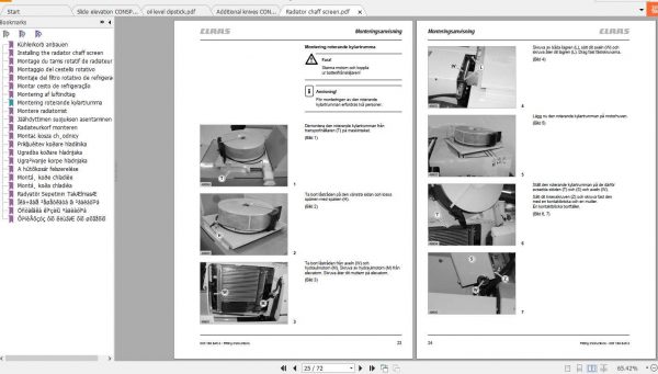 Claas Combines LEXION MEDION MEGA Fitting Instruction 3