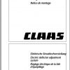 Claas Combines MEDION 310 340 Fitting Instruction FR DE EN RU 3