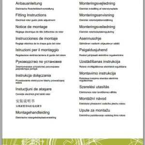 Claas Combines TUCANO 580 570 Fitting Instruction FR DE EN RU 1