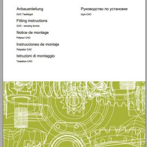 Claas Combines VARIO 1050 1380 Fitting Instruction 2