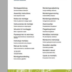 Claas Combines VARIO CERIO 528 540 Fitting Instruction 1