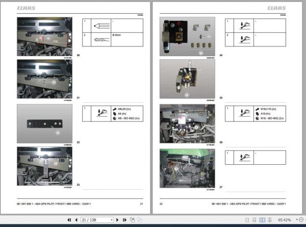 Claas FENDT 900 VARIO Fitting Instruction 2