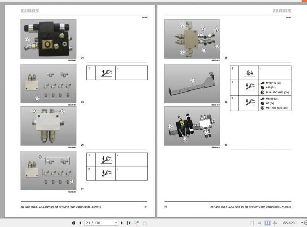 Claas FENDT 900 VARIO SCR Fitting Instruction FR DE EN RU 2