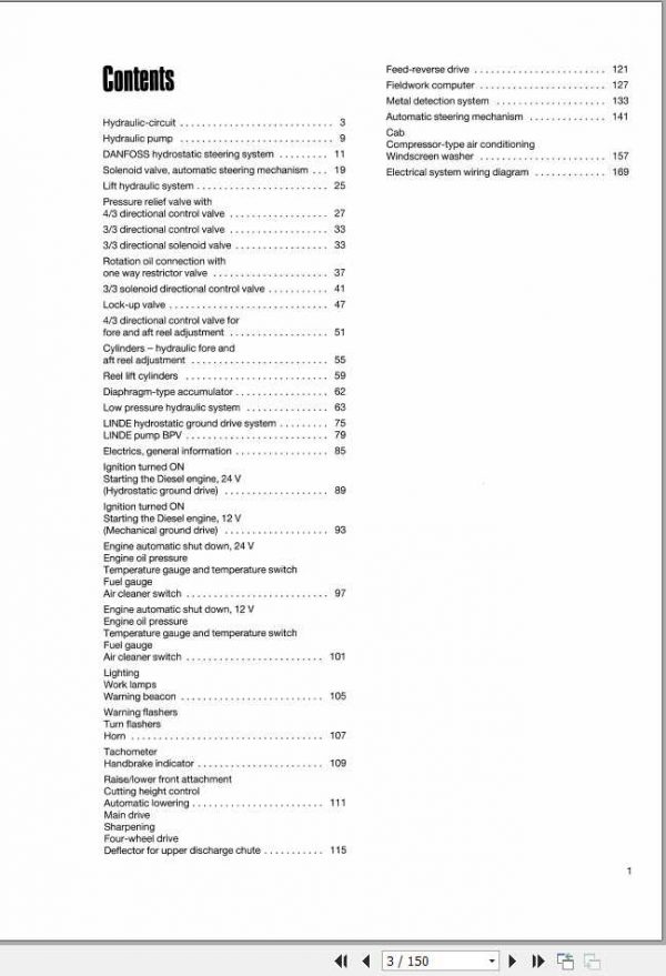 Claas Forage Harvester JAGUAR 690 675 Hydraulics Electrics Systems 2