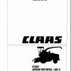 Claas Forage Harvesters JAGUAR 695 MEGA 682 S EN Repair Manual 1