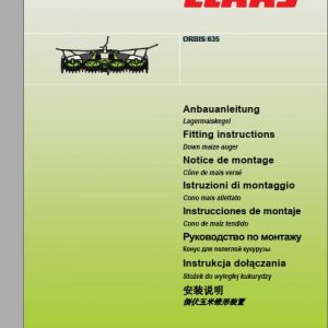 Claas Forage Harvesters ORBIS 600 635 Fitting Instruction 2