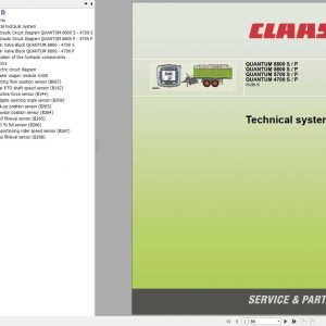Claas Forage Wagons QUANTUM 4700 S P 6800 S P Technical Systems 1
