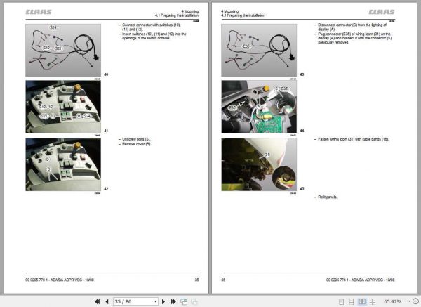 Claas Jaguar 960 930 Jaguar 900 830 Operators Manual 2