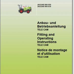 Claas Jaguar 980 950 Jaguar 900 830 Operators Manual FR DE EN RU 1