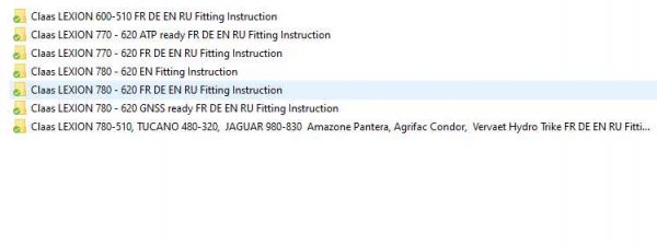 Claas LEXION 510 780 Fitting Instruction FR DE EN RU 1