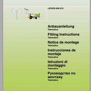 Claas LEXION 510 780 Fitting Instruction FR DE EN RU 2