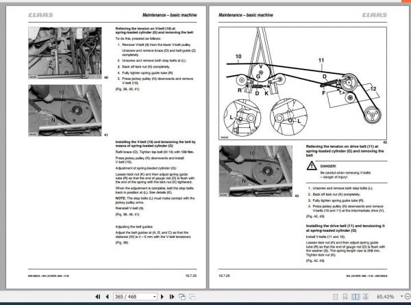 Claas Lexion 460 450 440 430 420 410 IMO Operators Manual 3