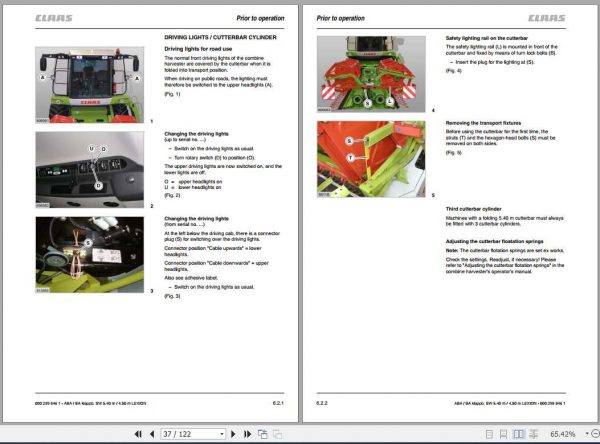 Claas Lexion 580 510 Operators Manual 2