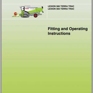 Claas Lexion 580 Terra Trac 560 Terra Trac Operators Manual 1