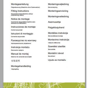 Claas Loader Wagons CARGOS 760 750 740 Fitting Instruction 1