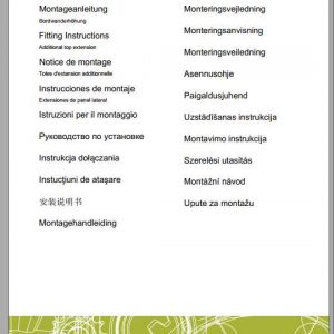 Claas Loader Wagons CARGOS 8500 Fitting Instruction 1