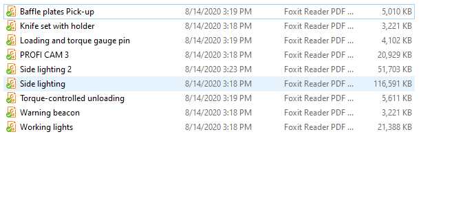 Claas Loader Wagons CARGOS 9600 9500 9400 8500 8400 8300 Fitting Instruction 1