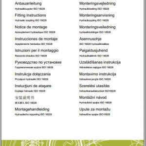 Claas Loader Wagons CARGOS DISCO Fitting Instruction 1