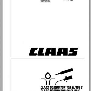 Claas Lubrication Chart Operators Manual FR DE EN RU 1