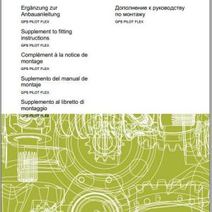 Claas Massey Ferguson 8600 7600 6600 5600 Fitting Instruction 1