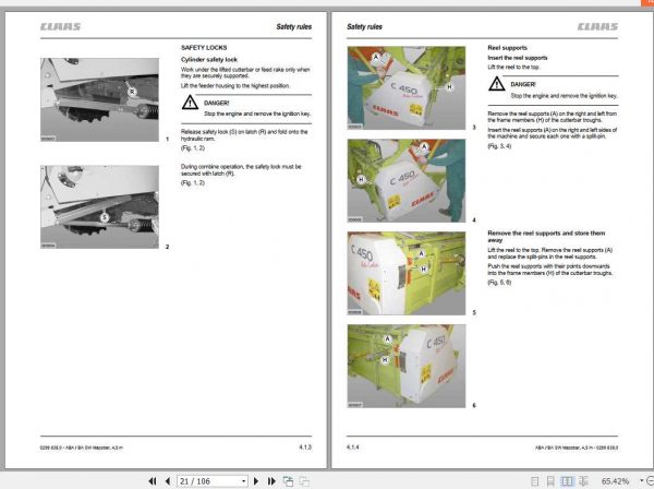 Claas Medion 340 330 320 310 Mega 360 350 Operators Manual 2