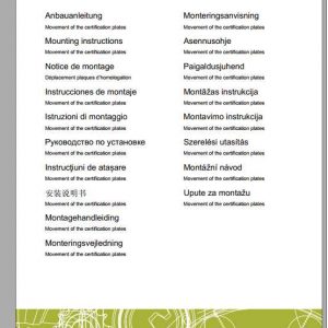 Claas Miscellaneous AXION ARION Fitting Instruction FR DE EN RU 1