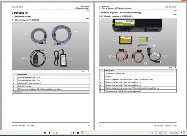 Claas Miscellaneous CDS Operators Manual FR DE EN RU 2