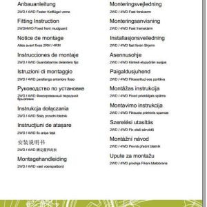 Claas Miscellaneous NEXOS 210 220 230 240 250 Fitting Instruction 1