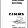 Claas Mowers Corto 8100 F Operators Manual FR DE EN RU 1