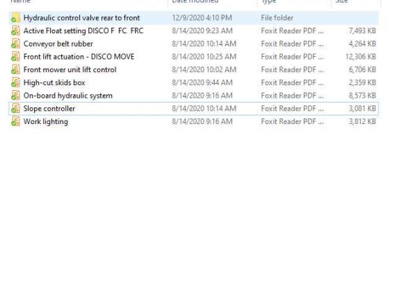 Claas Mowers DISCO 9200 C AUTOSWATHER Fitting Instruction FR DE EN RU 1