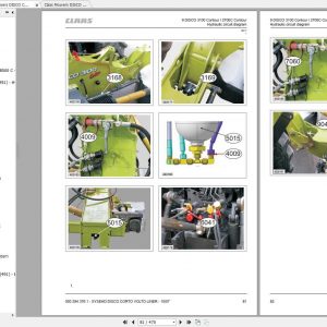 Claas Mowers DISCO CORTO VOLTO LINER Hydraulic Electric System 3