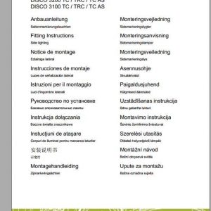 Claas Mowers DISCO Fitting Instruction FR DE EN RU 2