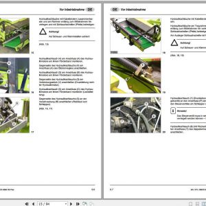 Claas Mowers Disco 8550 C Plus Operator's Manual Claas Mowers Disco 8550 C Plus Operators Manual 2