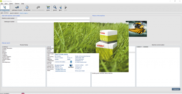 Claas Parts Doc 2.2 Agricultural Updated 667 02.2021 EPC Spare Parts Catalog