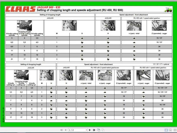 Claas RU 450 RU 600 Operators Manual 1